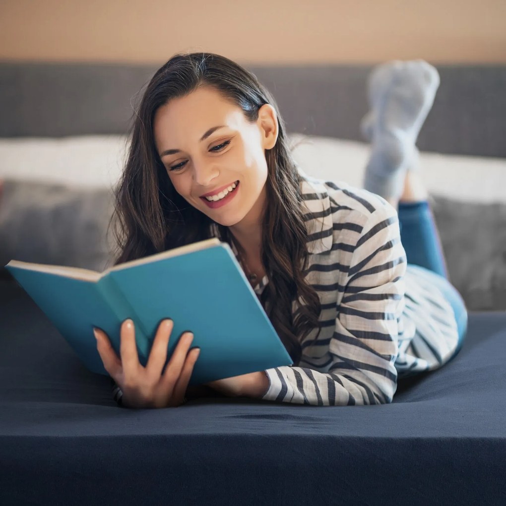 JERSEY PRESTIERADLO 220X240 CM, VÝŠKA 30 CM ČIERNE