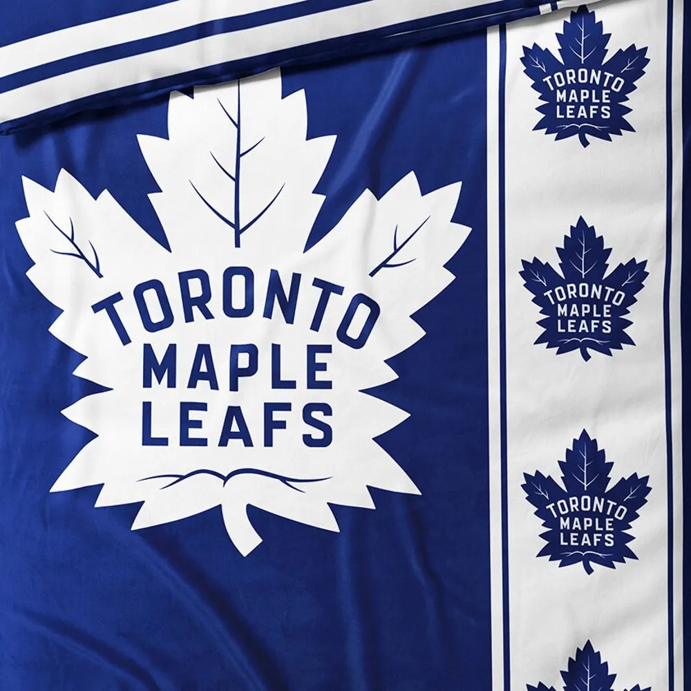 Mikroplyšové posteľné obliečky NHL Toronto Maple Leafs - 70 x 90 cm + 140 x 200 cm