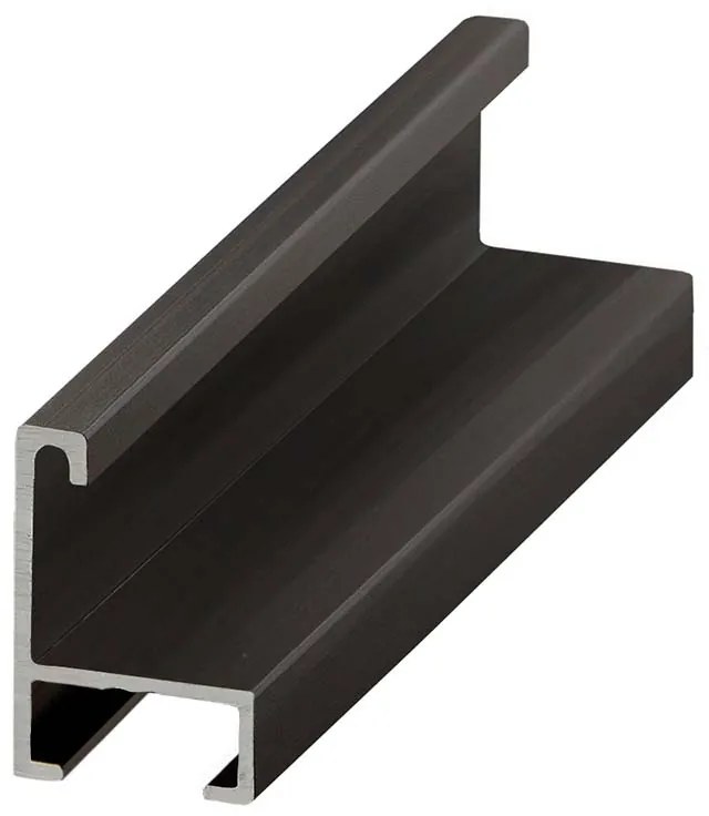 DANTIK rám na obraz 70x100 | ALU Černá matná (Plexi Čiré)