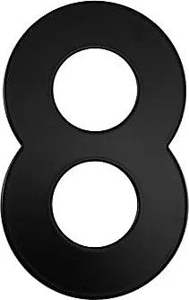 Domové číslice MP - 152 mm - 8, MP Čierna
