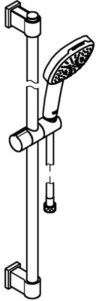 GROHE 26932001 - Sprchová súprava VITALIO COMFORT 110 900 mm lesklý chróm