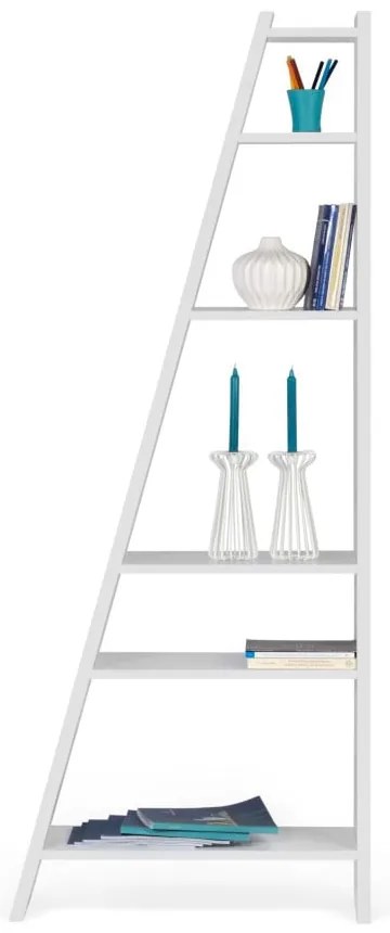 Biela knižnica TemaHome Delta