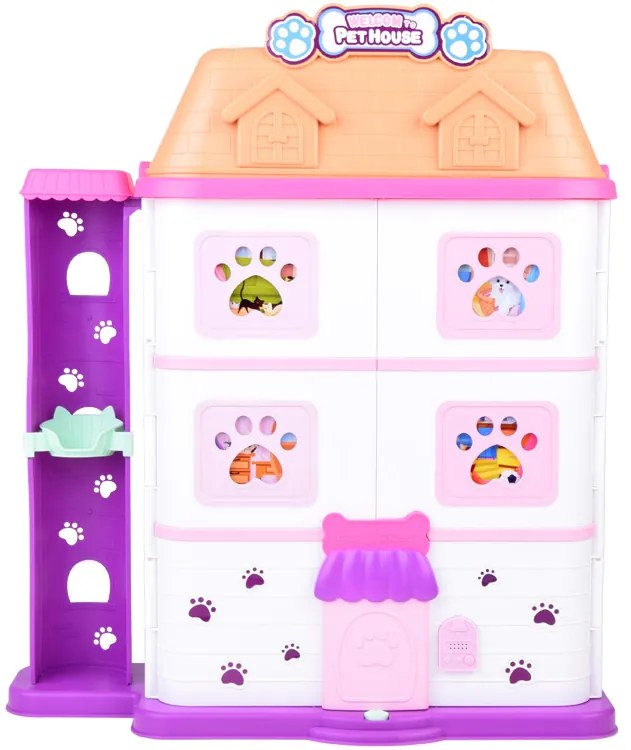 Skladací domček pre zvieratká s figúrkami Jokomisiada ZA5420