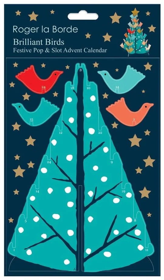Adventný kalendár Brilliant Birds – Roger la Borde