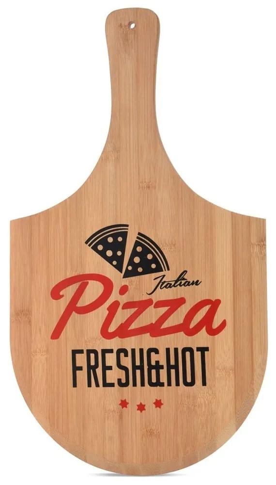 DekorStyle Bambusová deska na pizzu Fresh and Hot