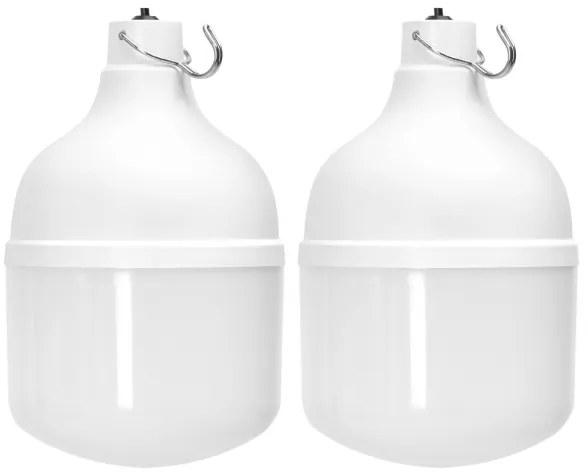 Aigostar - LED Solárny luster so senzorom 2xLED/35W/12V 6000 mAh 6500K pr. 10 cm