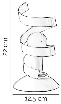 ONLI - Stolná lampa ZOE 1xE14/6W/230V 22 cm biela