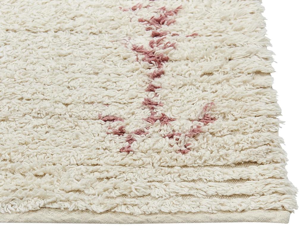 Bavlnený koberec 160 x 230 cm béžový BETTIAH Beliani