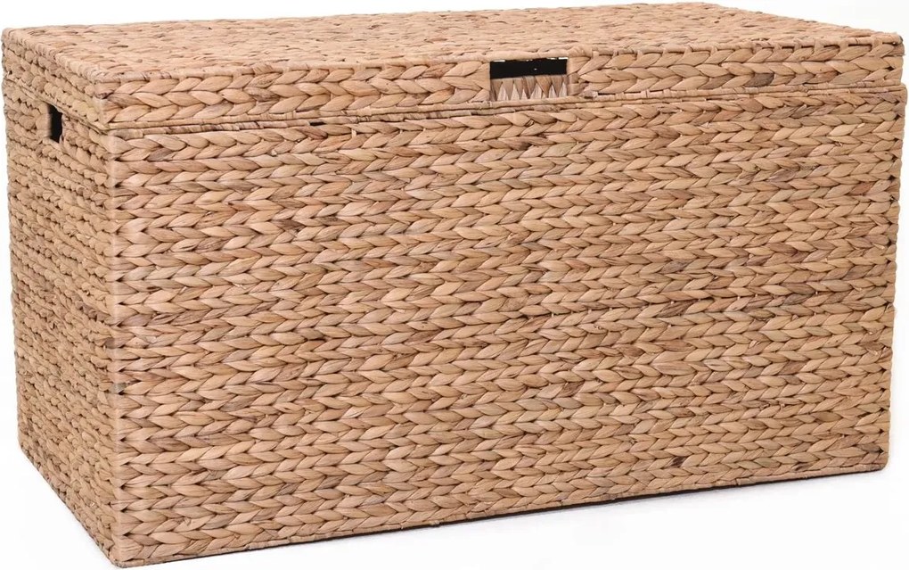 Truhla BIG, šírka 90 cm, vodný hyacint, natur