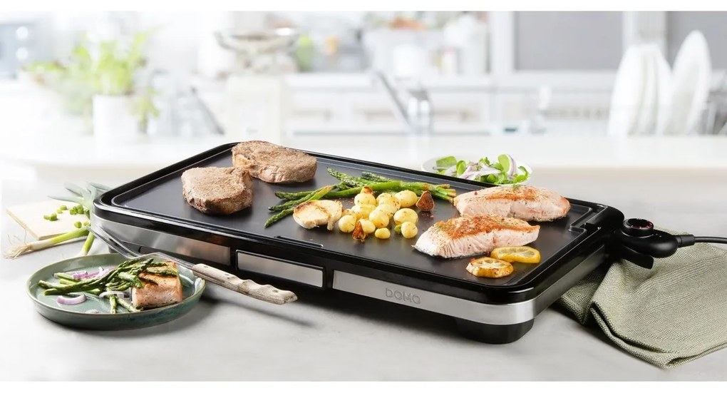 DOMO DO9263G stolný elektrický gril Plancha XXL