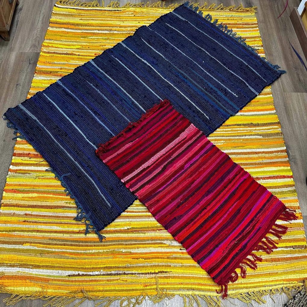 Luxusný ručne tkaný koberec - Veľký Modrý 150x200cm