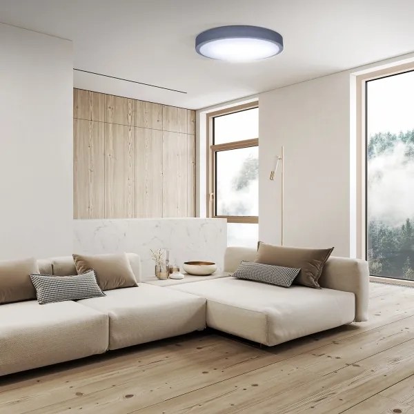 Solight WO8002 - LED Stmiev. svietidlo GREY LED/60W/230V 3000-6500K pr. 49 cm + DO