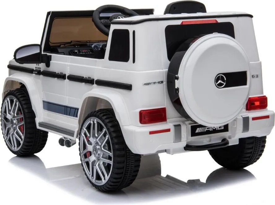 Elektrické autíčko Mercedes G63 biele