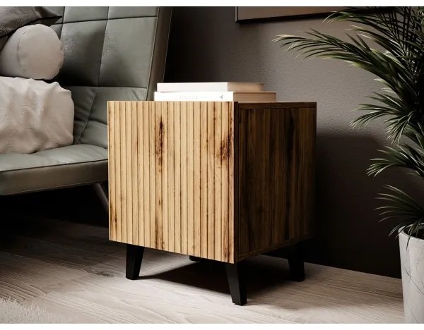 SADA 2x Nočný stolík VAMOS 52x45 cm dub wotan
