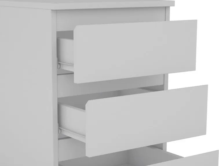 Skrinka/vysoký nočný stolík Carlos 403S, biela