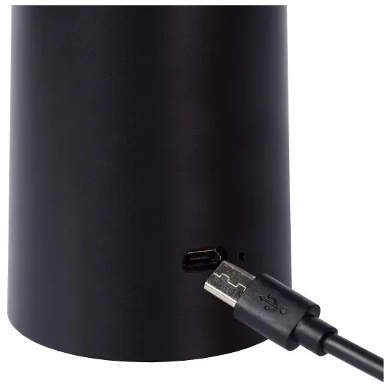 Lucide 02807/04/30 -LED Stmievateľná lampa JIVE LED/3W/3,7V 3000/6500K IP44 čierna