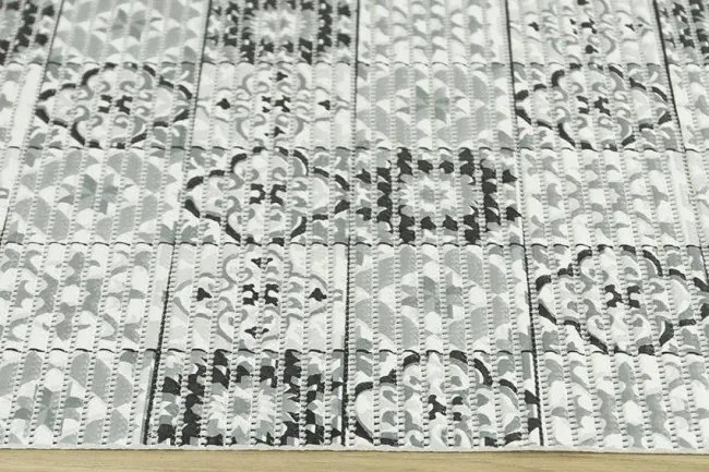 Kúpelňová penová rohož Softy-tex 826 sivá