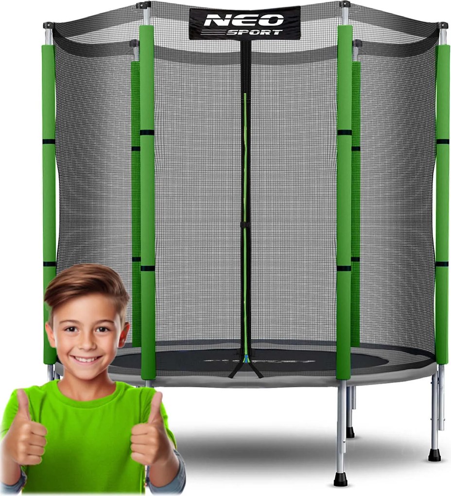 Detská záhradná trampolína 140 cm 4,5´ Neo-Sport NS-04Z240F