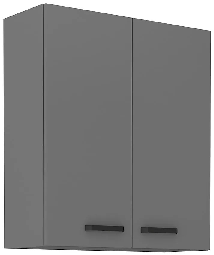 Kuchynská skrinka NESSA antracitová 80g-90 2f