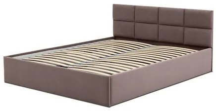 Čalúnená posteľ MONOS bez matraca rozmer 180x200 cm Tmavosivá