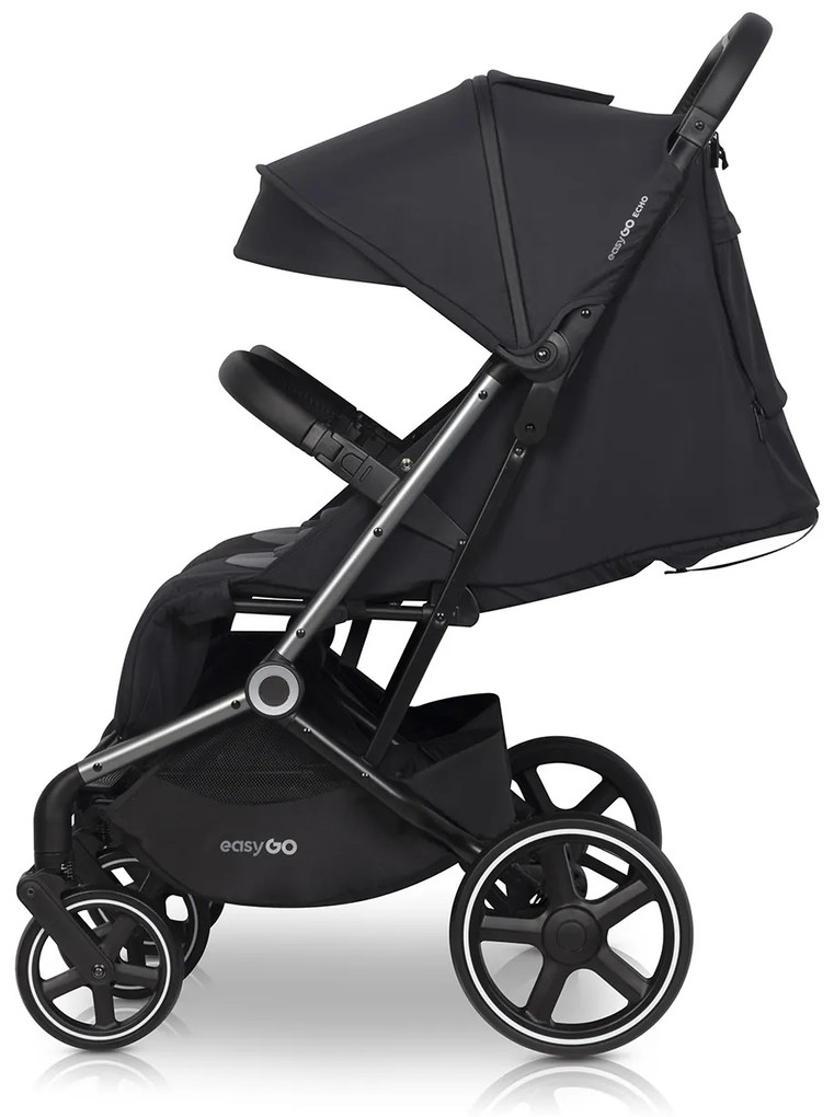 Súrodenecký kočík EasyGo Echo Ebony Black