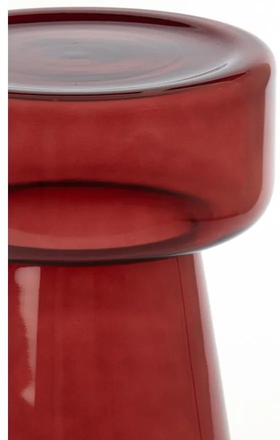 Sklenený okrúhly odkladací stolík ø 30 cm Dakwa – Light &amp; Living