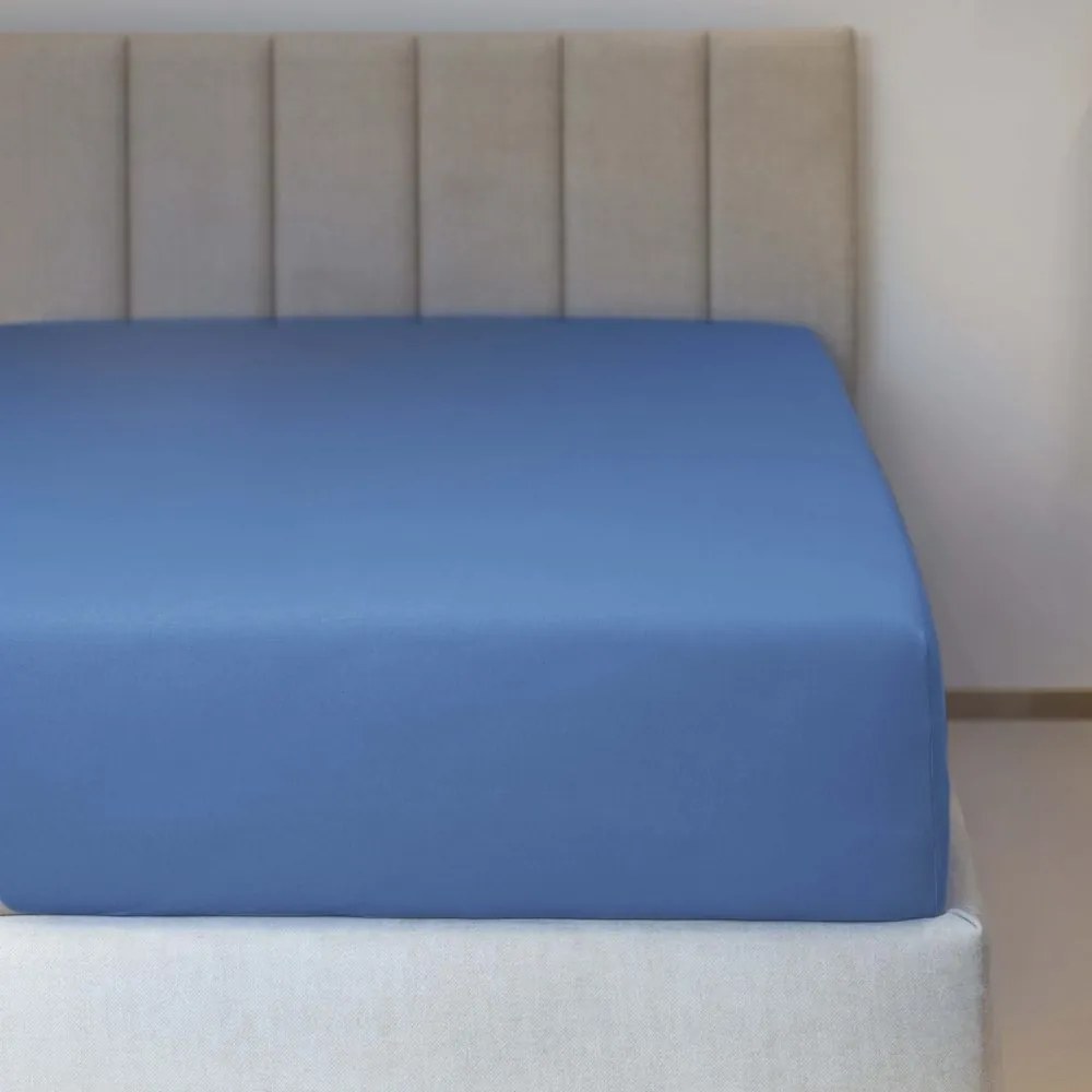 Polášek Jersey plachta s elastanom - Svetložltá | 140 x 200 cm