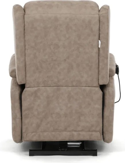 Polohovacie kreslo béžové, elektrické TV-L8902 LAN3