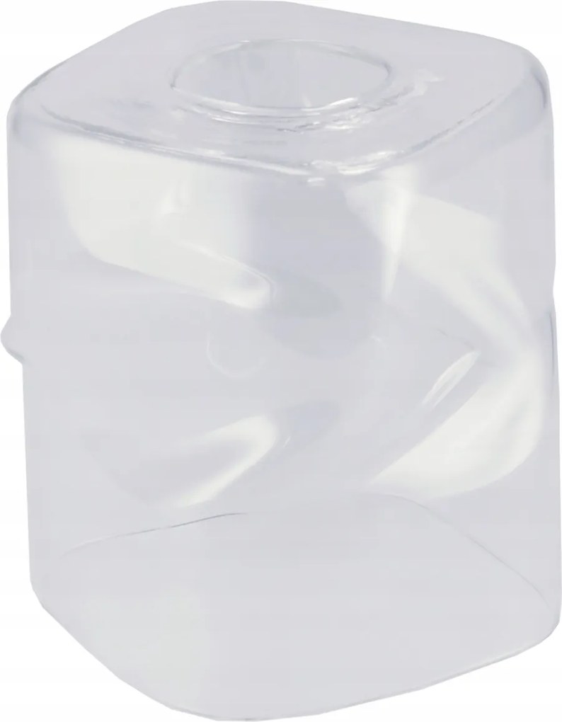 BERGE LED luster stropné svietidlo 2xE27, rolovací, priehľadný štvorec