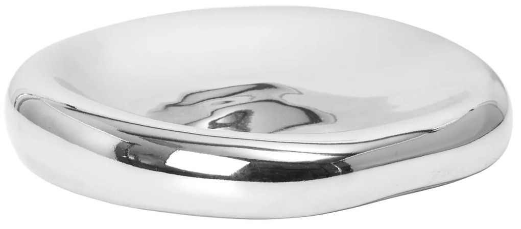 Ferm Living Keramická miska Bellure Silver