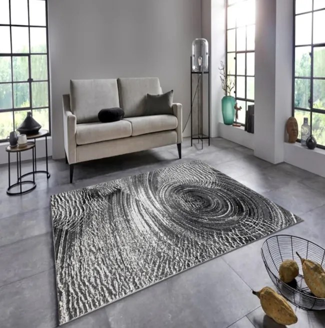 Koberec LAPISO SOFT 255 sivý