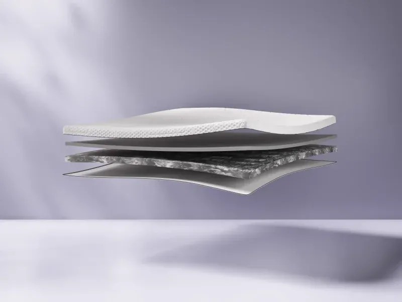 Kontinentálna posteľ Emma Premium boxspring 200x180 (typ II), tm. sivá (sawana 21)