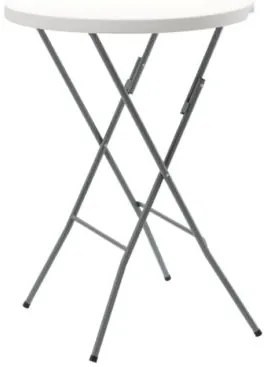 Bestent Cateringový stôl 80cm Biely