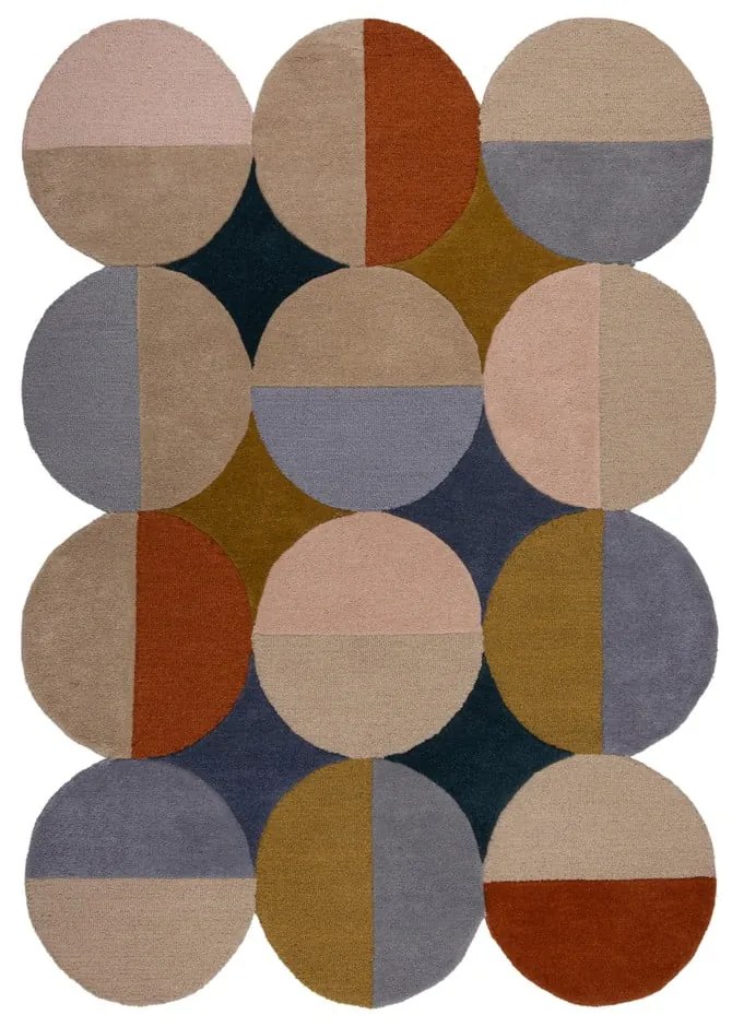 Ručne tkaný vlnený koberec 120x170 cm Mia Ellipse – Flair Rugs