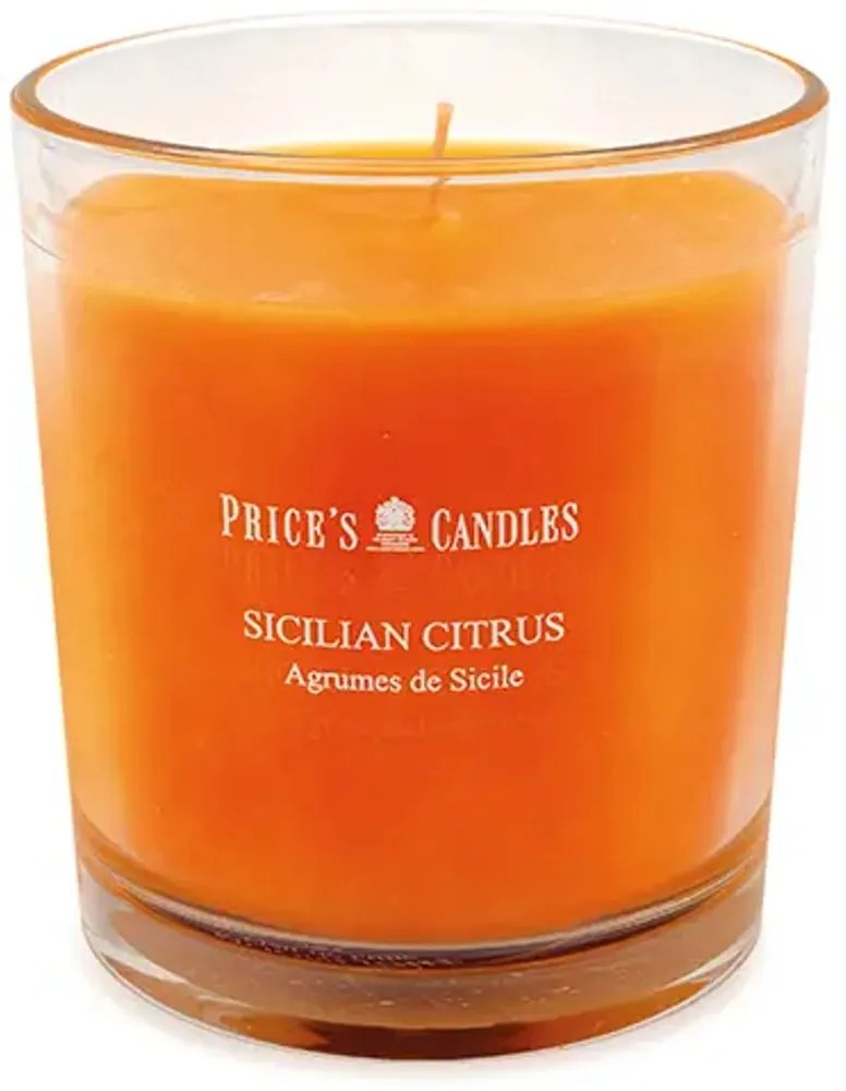 Price´s FRAGRANCE vonná sviečka v skle Sicílské citrusy - horenie 45h