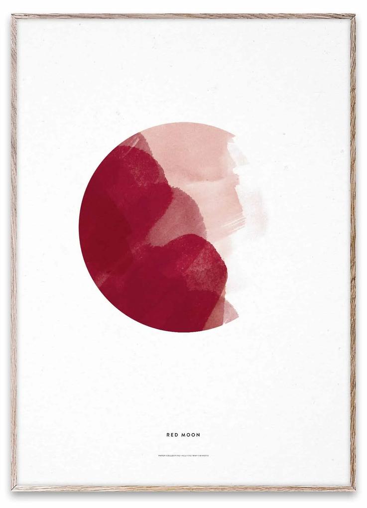 Plagát Red Moon 50 × 70 cm