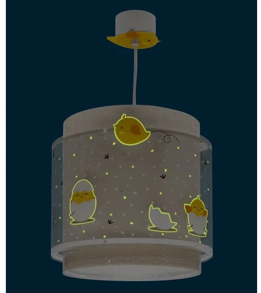 Dalber 76872 - Detský luster BABY CHICK 1xE27/15W/230V