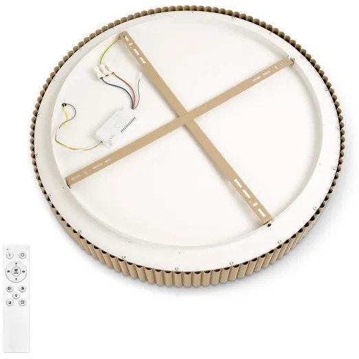 Brilagi - stmievateľné LED stropné svietidlo FALCON MODERN LED/54W/230V 60 cm béžové + diaľkové ovládanie