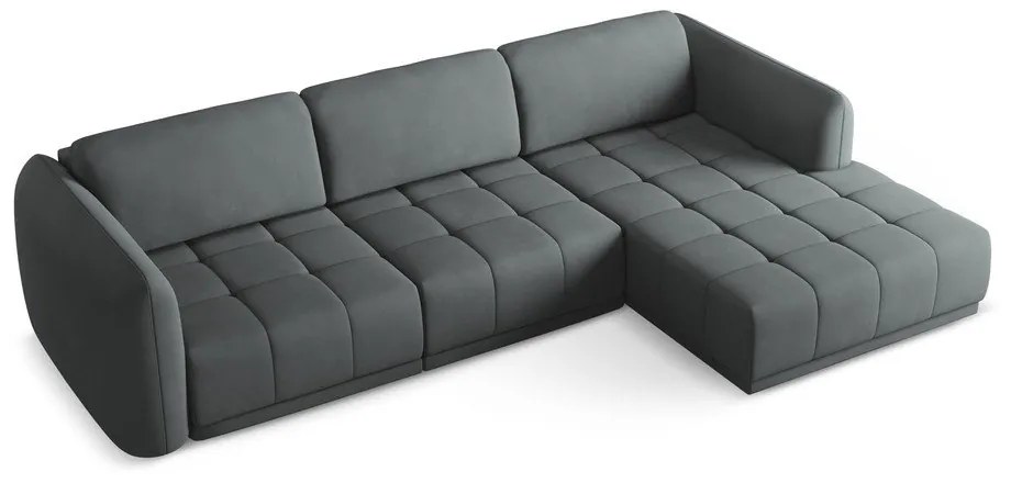 Tmavosivá rohová pohovka (pravý roh) Hoku – Makamii