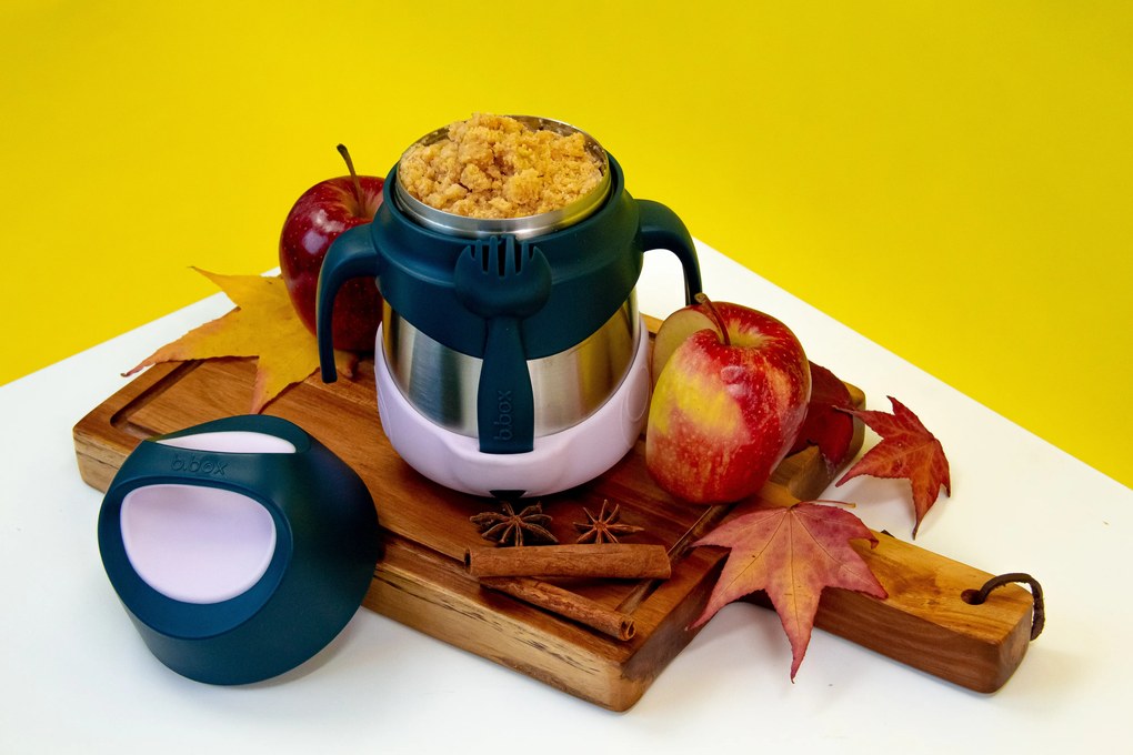 Termoska na jedlo - indigo/ružová