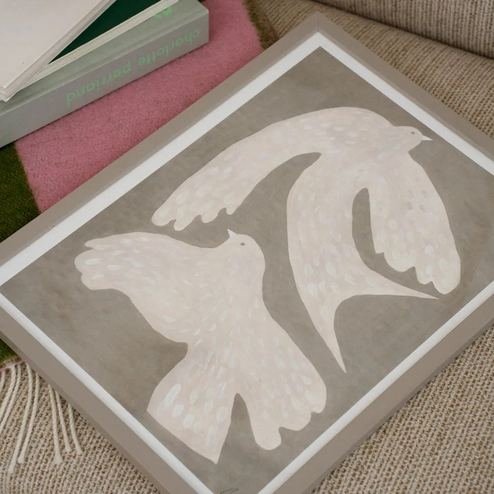 The Poster Club Plagát Two Birds by Clara Schicketanz 30x40 cm