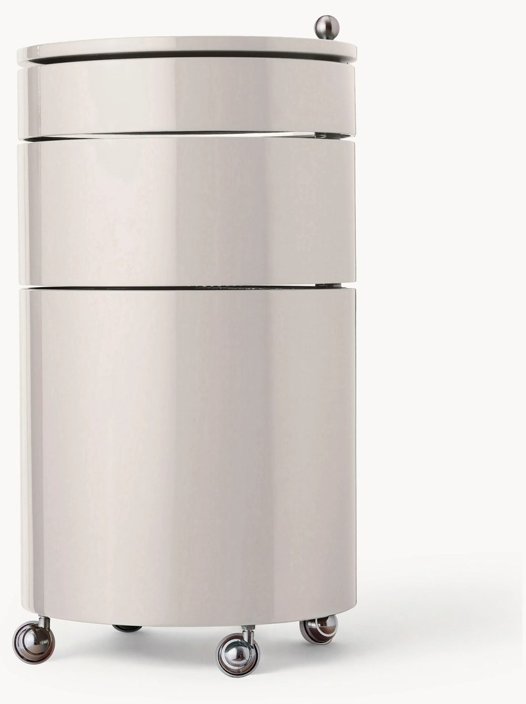 Okrúhly prenosný kontajner Barboy, dizajn Verner Panton