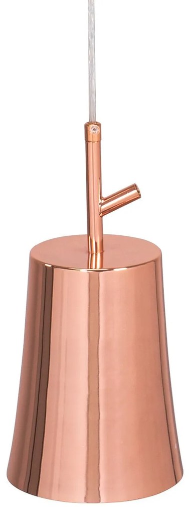 Toolight Toolight, závesné sviedilo 1xE27 APP1036-1CP, ružové zlato, OSW-00696