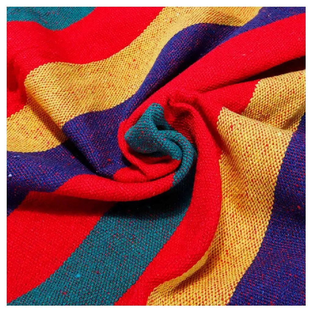 Bluegarden Bluegarden, závesná hojdacia sieť s drevenou oporou pre 1 osobu 90x200cm Hammock 400257, žltá, OGR-09033