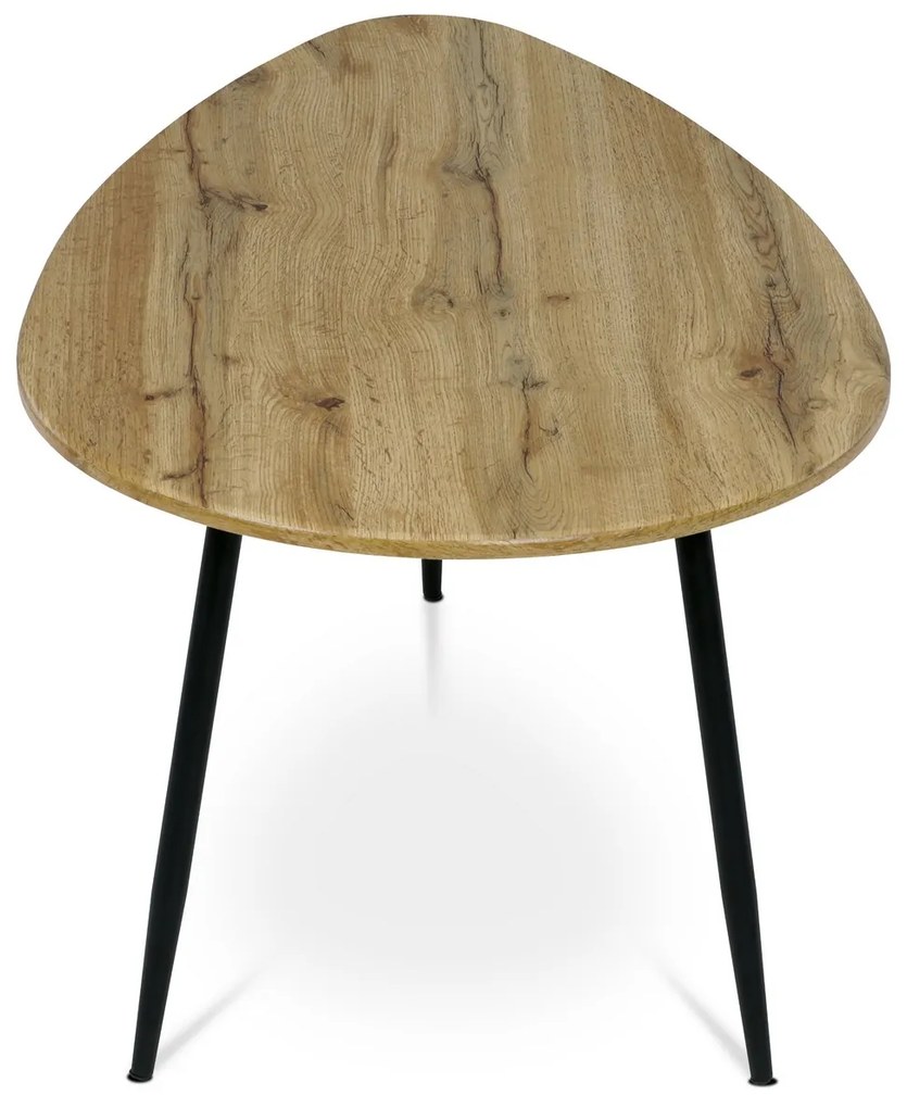 Odkladací stolík 100 x 60 cm, divoký dub, L