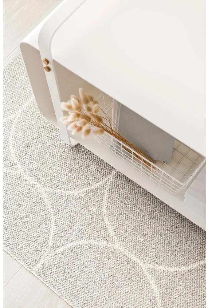 Krémový vnútorný a vonkajší behúň 70x200 cm Boo Linen – Pappelina