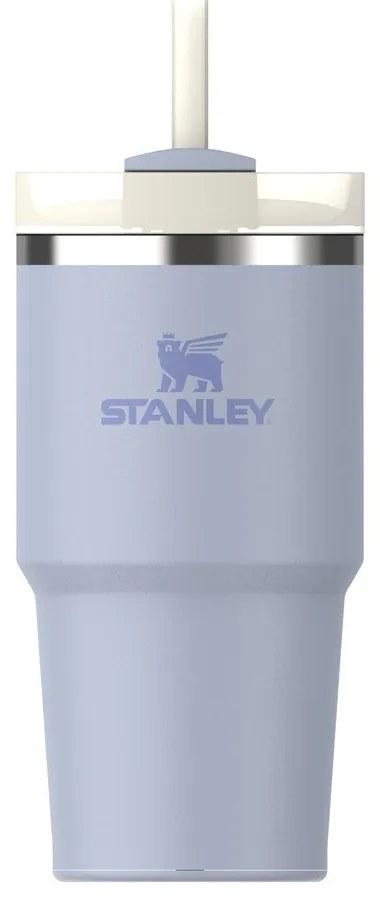 Fialová termoska so slamkou z nehrdzavejúcej ocele 600 ml Quencher H2.0 FlowState Tumbler Dew Drop – Stanley
