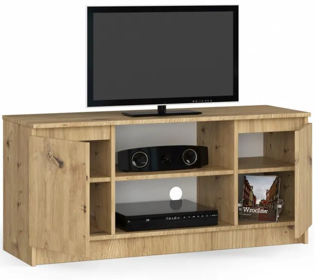 Stolík pod TV RTV 120 2D 1P dub artisan
