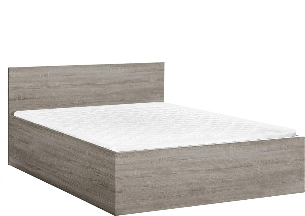 AKCIA Posteľ SOFIA 180 x 200 cm, dub lanýž II. akosť