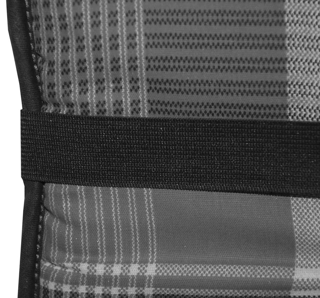 Doppler SPOT 3104 - polster na záhradnú hojdačku 170 cm sedák a opierka vcelku, bavlnená zmesová tkanina